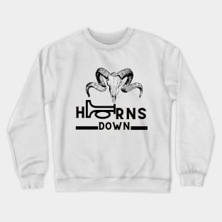 Bull  Horns Down Crewneck Sweatshirt